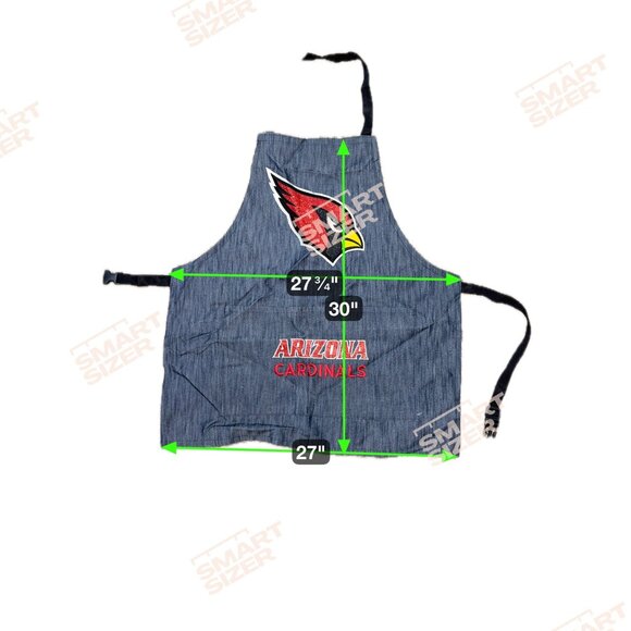 Vintage Arizona Cardinals Denim Apron Jean Adjustable & Pockets BBQ Tailgating - Picture 5 of 5